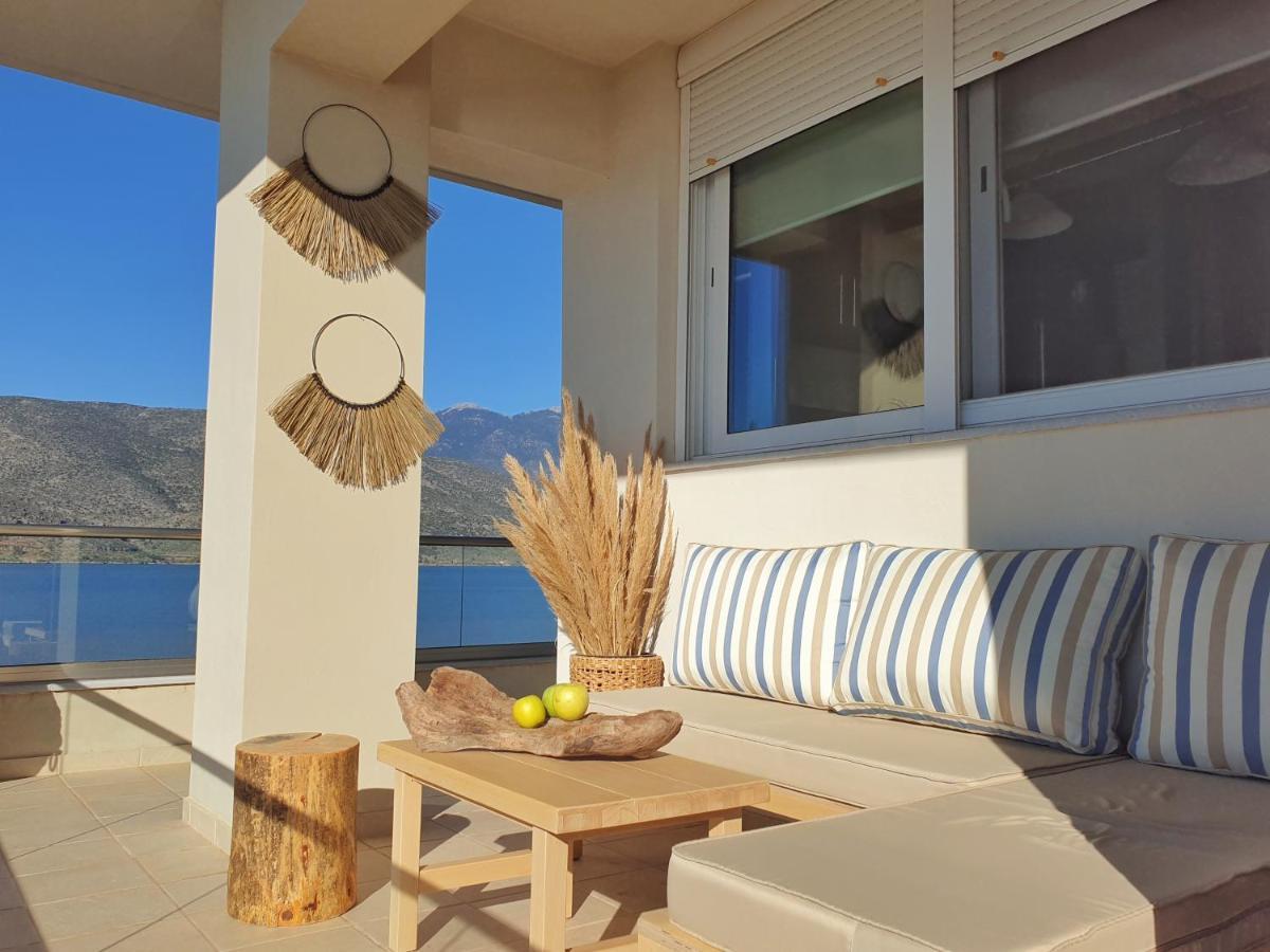 Boho Beach House In Itea-Delphi Экстерьер фото