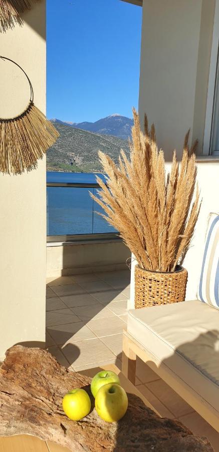 Boho Beach House In Itea-Delphi Экстерьер фото