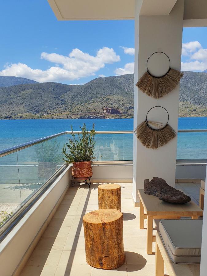 Boho Beach House In Itea-Delphi Экстерьер фото