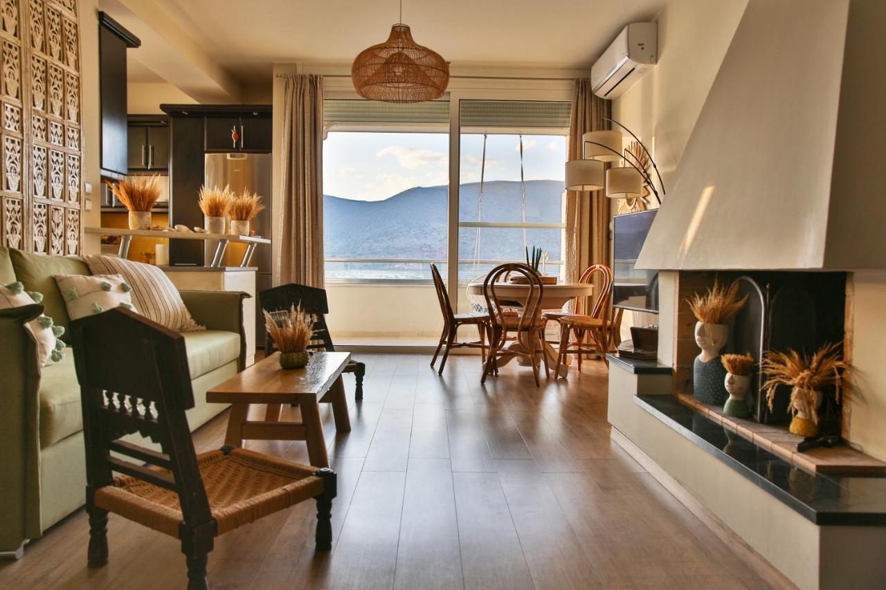 Boho Beach House In Itea-Delphi Экстерьер фото